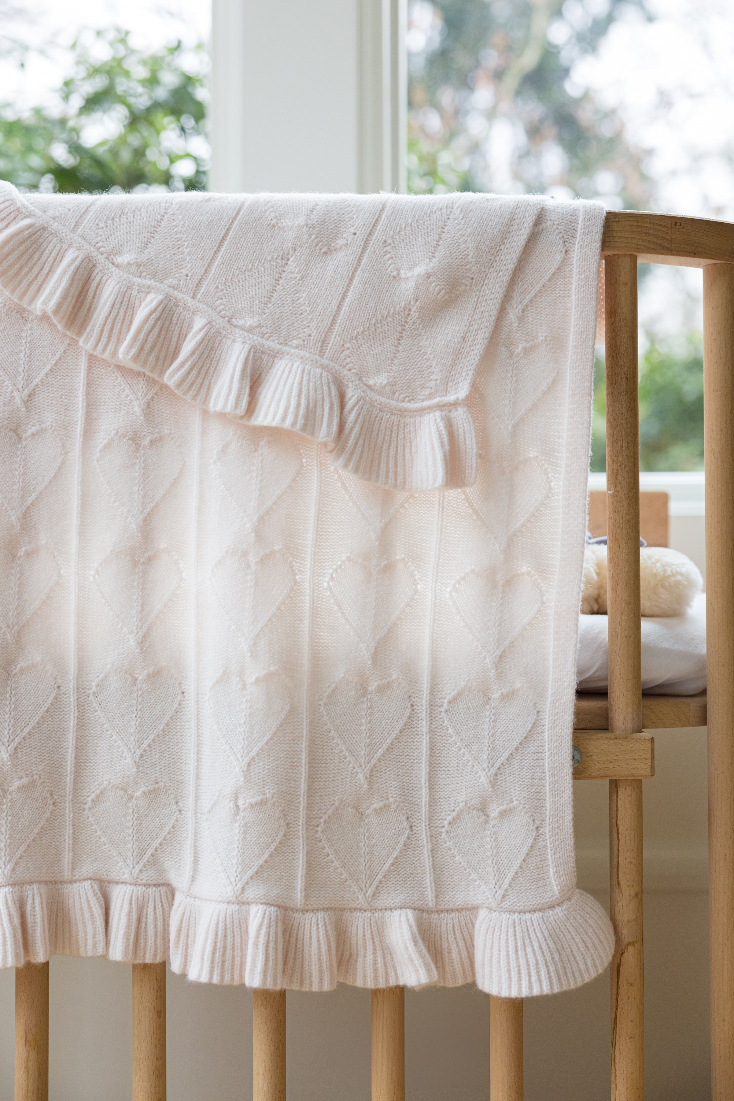 Baby Gift: Heirloom Merino and Cashmere Baby Blanket