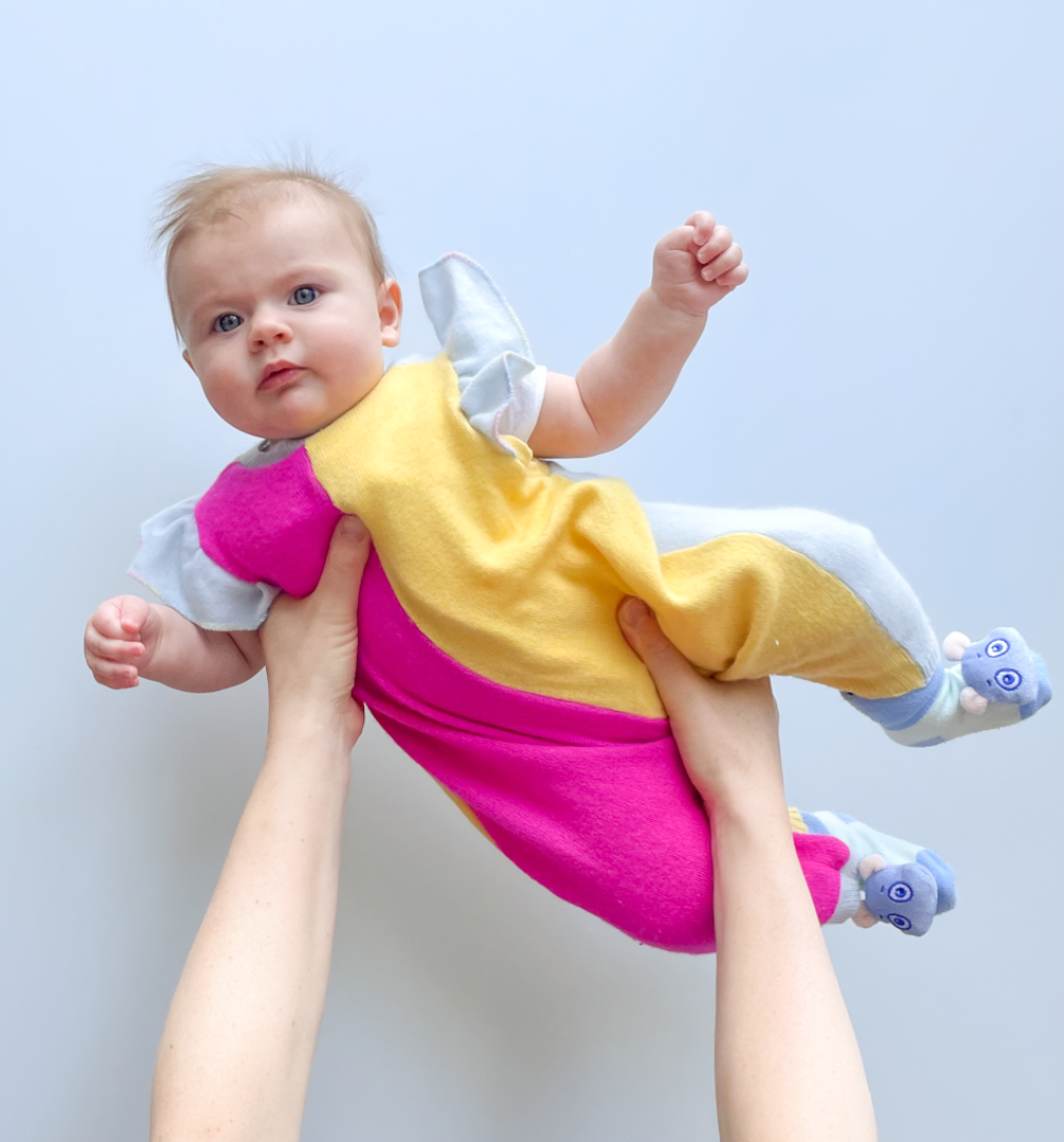 AU Baby upcycled cashmere apparel.