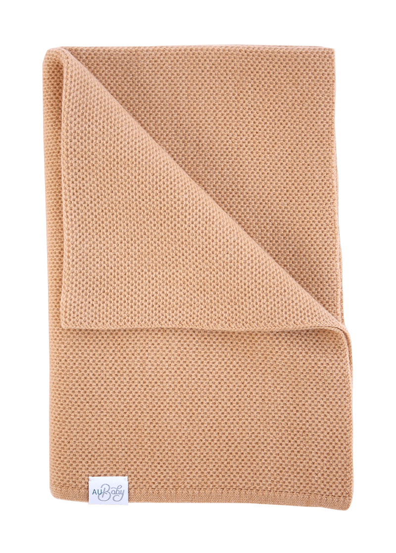 The Sawa - Henna – Sawa heirloom merino baby blanket, naturally plant-dyed, personalization available, safe for eczema and sensitive skin, FSA/HSA eligible, luxury newborn gender neutral gift