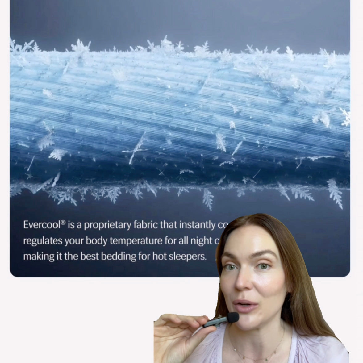 AU Baby founder explaining the truth about cooling fabrics, temperature regulation, and natural merino wool for better sleep.