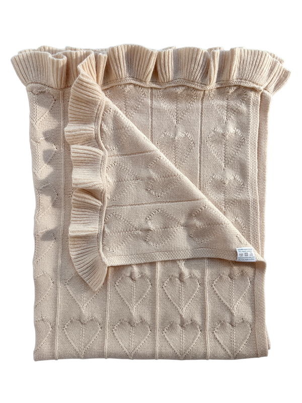 Little Love Luxury Baby Blanket Butter Cream AU Baby