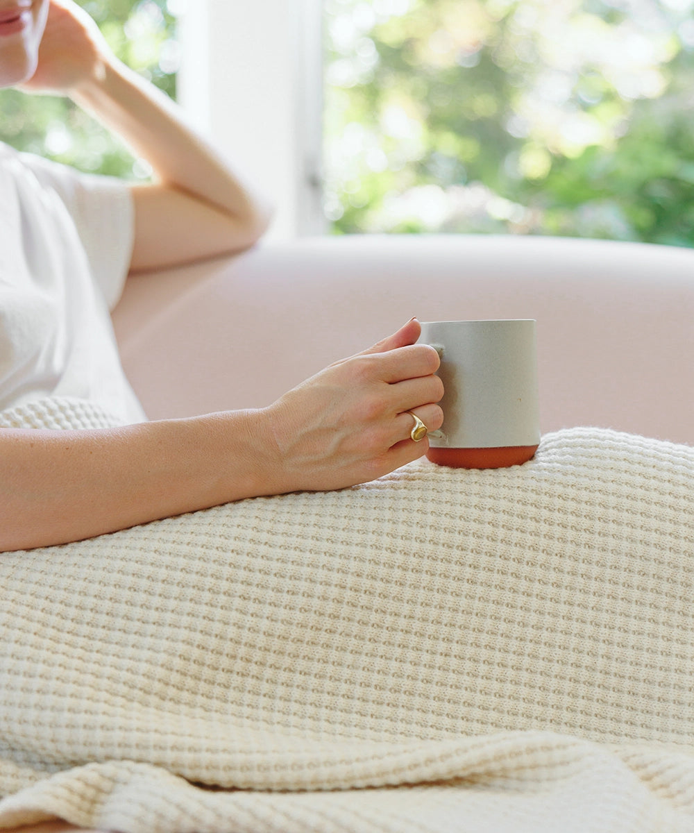 Adult Popcorn Blanket Collection – adult merino blanket, breathable and temperature regulating, FSA/HSA eligible for insomnia and sensitive skin conditions like eczema, luxury gift, menopause