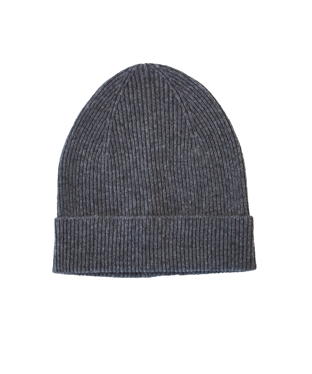 AU Baby toddler organic merino cashmere beanie in grey— personalized with custom embroidery, hypoallergenic, HSA/FSA eligible for sensitive skin, fits ages 1-3.