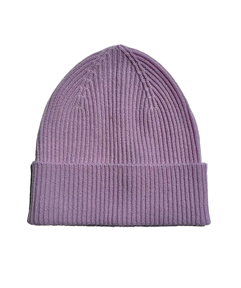 AU Baby toddler merino cashmere beanie set in lavender, organic natural fibers, soft gift for child.