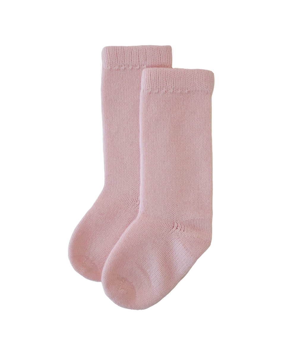 Baby Socks - Peony – organic cashmere soft baby accessory, gentle on sensitive skin, safe for eczema, luxury baby gift