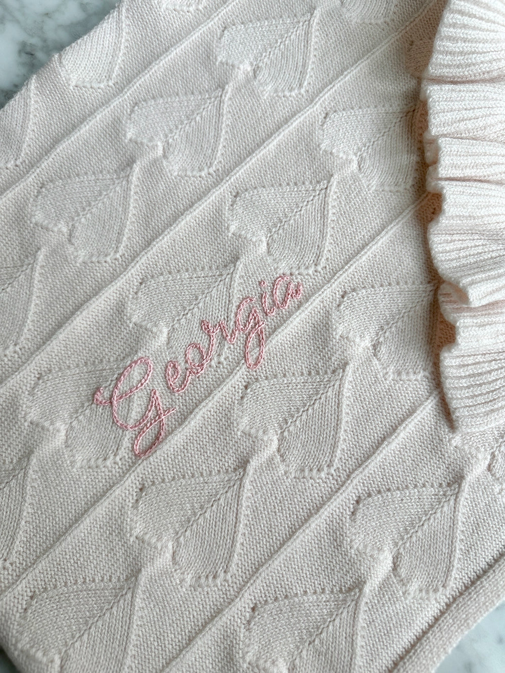 Little Love Blanket - Cloud – AU Baby monogrammed blanket, natural, non-toxic, personalized baby gift, safe for eczema and sensitive skin, FSA/HSA eligible
