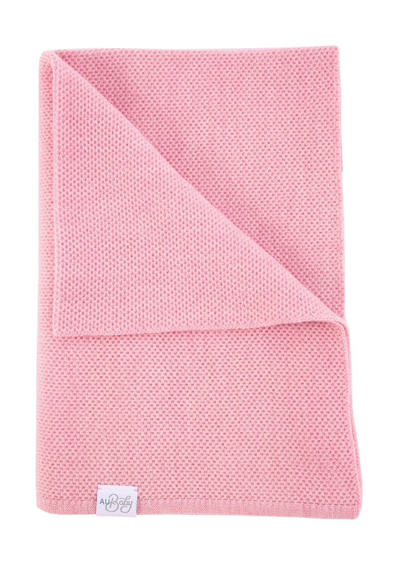 The Sawa - Pink Quartz – Sawa heirloom merino baby blanket, naturally plant-dyed, personalization available, safe for eczema and sensitive skin, FSA/HSA eligible, luxury newborn girl gift